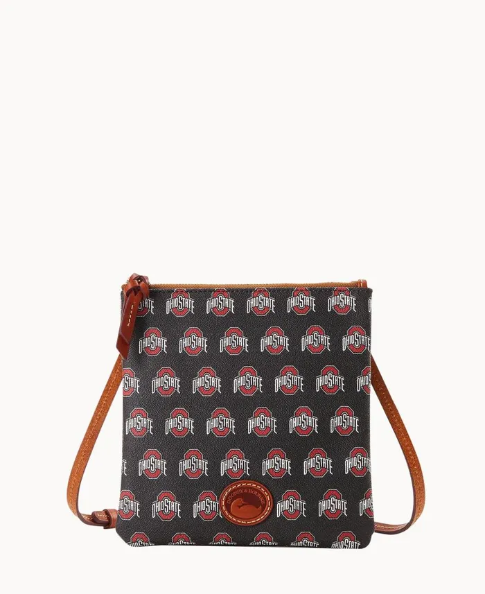 Woman Collegiate Ohio State University North South Top Zip Crossbody Ohio State Dooney and Bourke Crossbodies Woman Collegiate Ohio State University North South Top Zip Crossbody Ohio State Dooney and Bourke Crossbodies