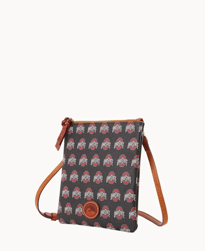 Woman Collegiate Ohio State University North South Top Zip Crossbody Ohio State Dooney and Bourke Crossbodies Woman Collegiate Ohio State University North South Top Zip Crossbody Ohio State Dooney and Bourke Crossbodies