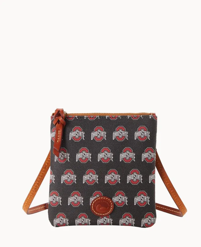 Woman Collegiate Ohio State University Small North South Top Zip Crossbody Ohio State Dooney and Bourke Crossbodies Woman Collegiate Ohio State University Small North South Top Zip Crossbody Ohio State Dooney and Bourke Crossbodies