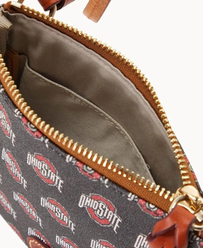 Woman Collegiate Ohio State University Small North South Top Zip Crossbody Ohio State Dooney and Bourke Crossbodies Woman Collegiate Ohio State University Small North South Top Zip Crossbody Ohio State Dooney and Bourke Crossbodies