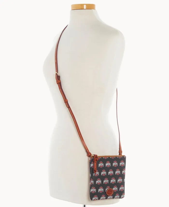 Woman Collegiate Ohio State University Small North South Top Zip Crossbody Ohio State Dooney and Bourke Crossbodies Woman Collegiate Ohio State University Small North South Top Zip Crossbody Ohio State Dooney and Bourke Crossbodies