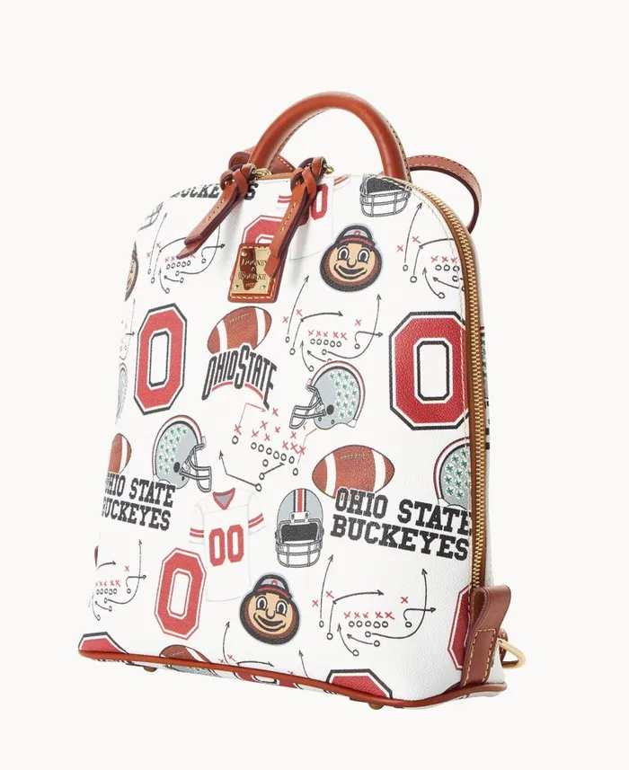 Woman Collegiate Ohio State University Zip Pod Backpack Ohio State Dooney and Bourke Backpacks Woman Collegiate Ohio State University Zip Pod Backpack Ohio State Dooney and Bourke Backpacks