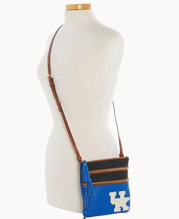 Woman Collegiate University Of Kentucky Triple Zip Crossbody University Of Kentucky Dooney and Bourke Crossbodies Woman Collegiate University Of Kentucky Triple Zip Crossbody University Of Kentucky Dooney and Bourke Crossbodies