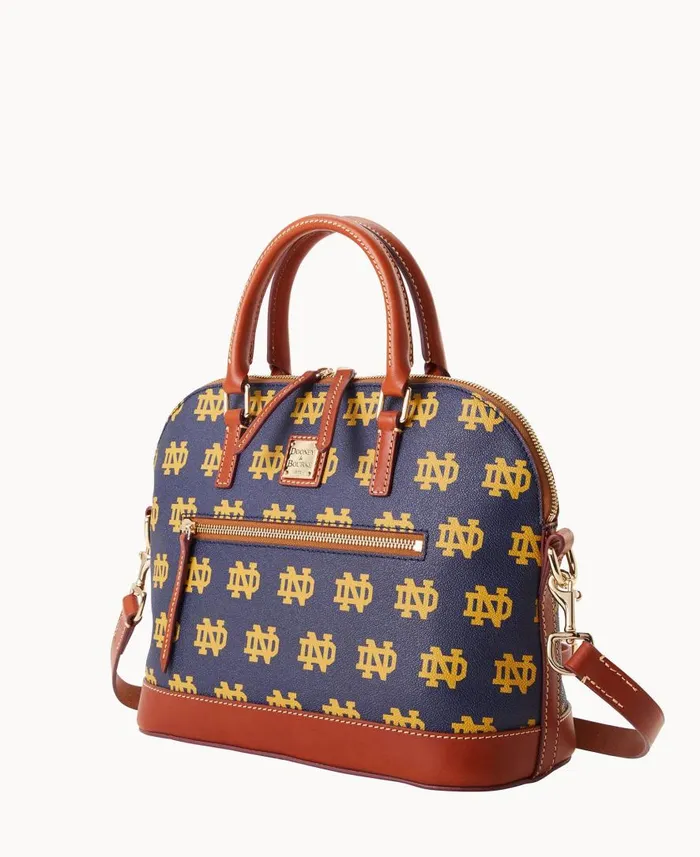 Woman Collegiate University Of Notre Dame Domed Zip Satchel Notre Dame Dooney and Bourke Satchels Woman Collegiate University Of Notre Dame Domed Zip Satchel Notre Dame Dooney and Bourke Satchels