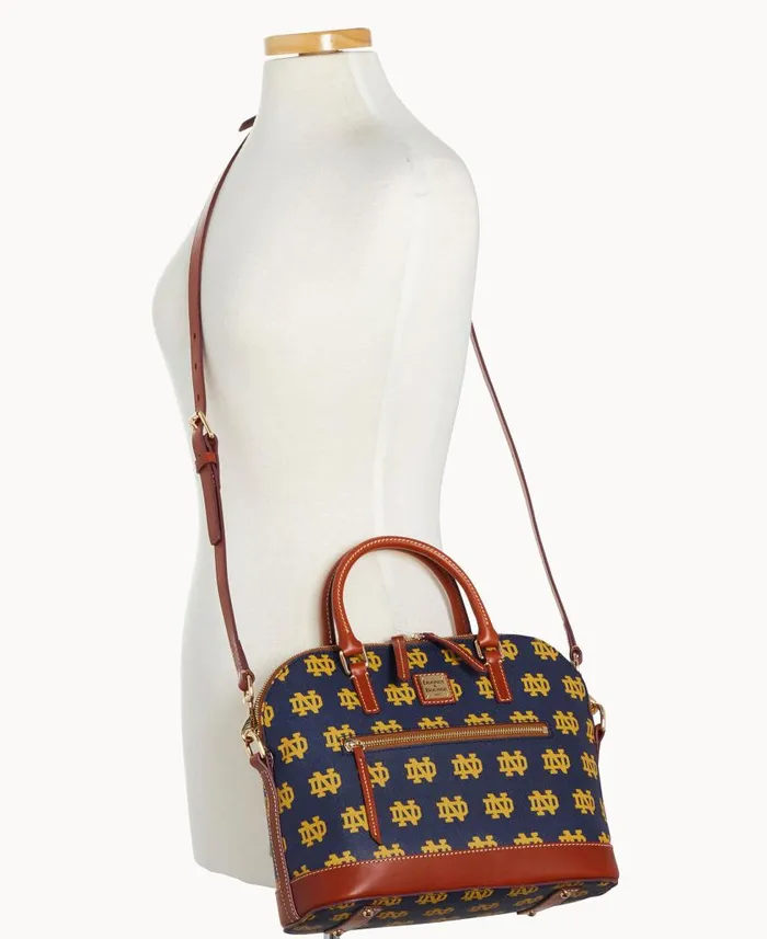 Woman Collegiate University Of Notre Dame Domed Zip Satchel Notre Dame Dooney and Bourke Satchels Woman Collegiate University Of Notre Dame Domed Zip Satchel Notre Dame Dooney and Bourke Satchels