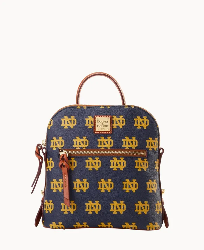 Woman Collegiate University Of Notre Dame Small Backpack University Of Notre Dame Dooney and Bourke Backpacks