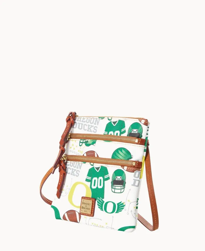 Woman Collegiate University Of Oregon N S Triple Zip Crossbody Oregon Dooney and Bourke Crossbodies Woman Collegiate University Of Oregon N S Triple Zip Crossbody Oregon Dooney and Bourke Crossbodies