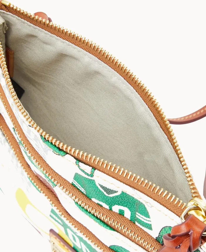 Woman Collegiate University Of Oregon N S Triple Zip Crossbody Oregon Dooney and Bourke Crossbodies Woman Collegiate University Of Oregon N S Triple Zip Crossbody Oregon Dooney and Bourke Crossbodies
