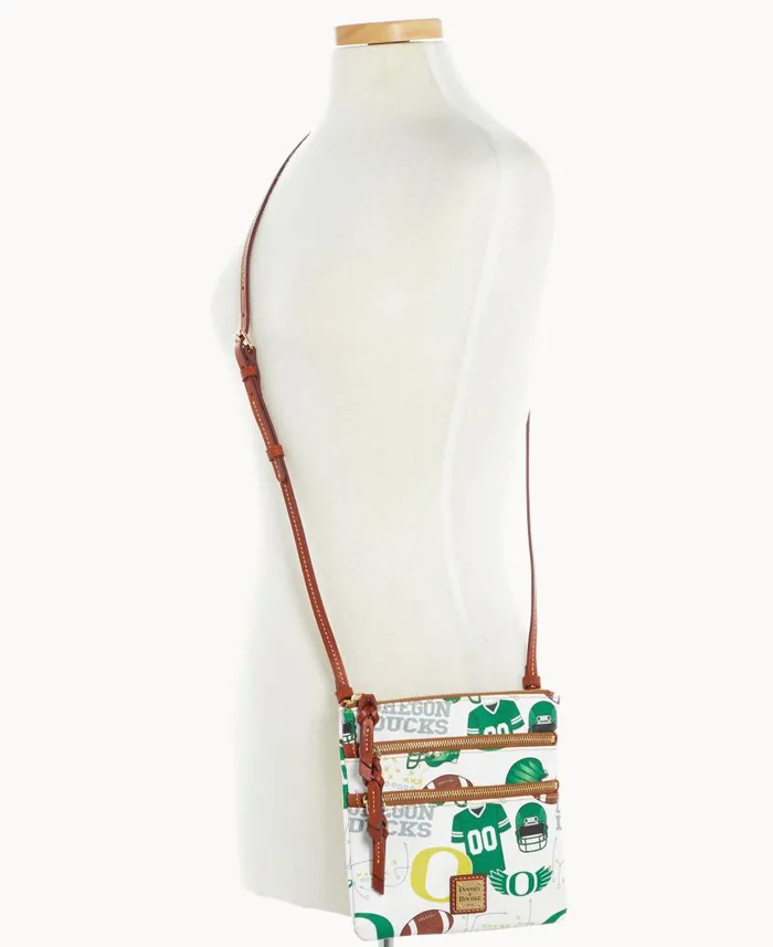 Woman Collegiate University Of Oregon N S Triple Zip Crossbody Oregon Dooney and Bourke Crossbodies Woman Collegiate University Of Oregon N S Triple Zip Crossbody Oregon Dooney and Bourke Crossbodies