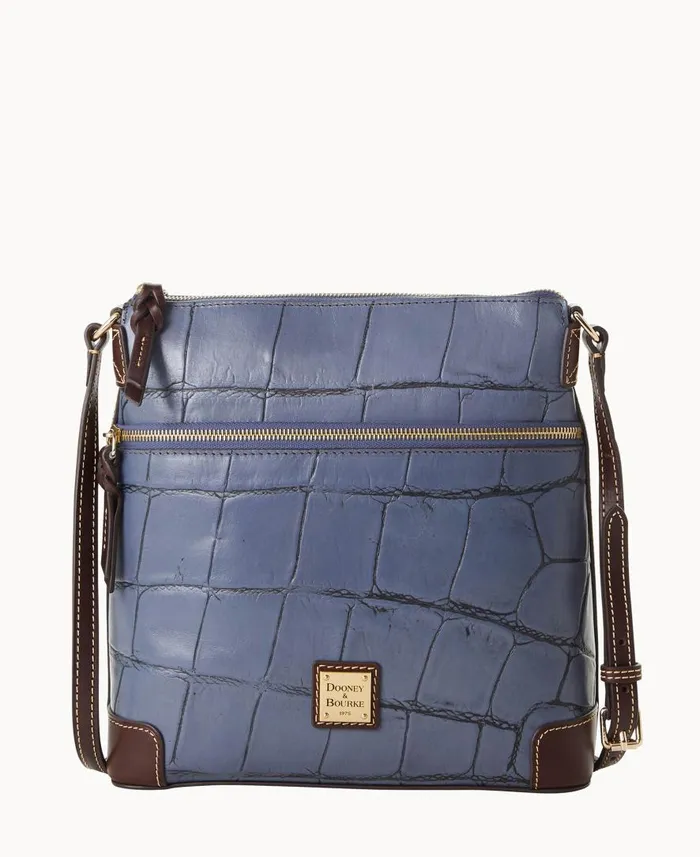 Woman Denison Crossbody Steel Blue Dooney and Bourke Crossbodies
