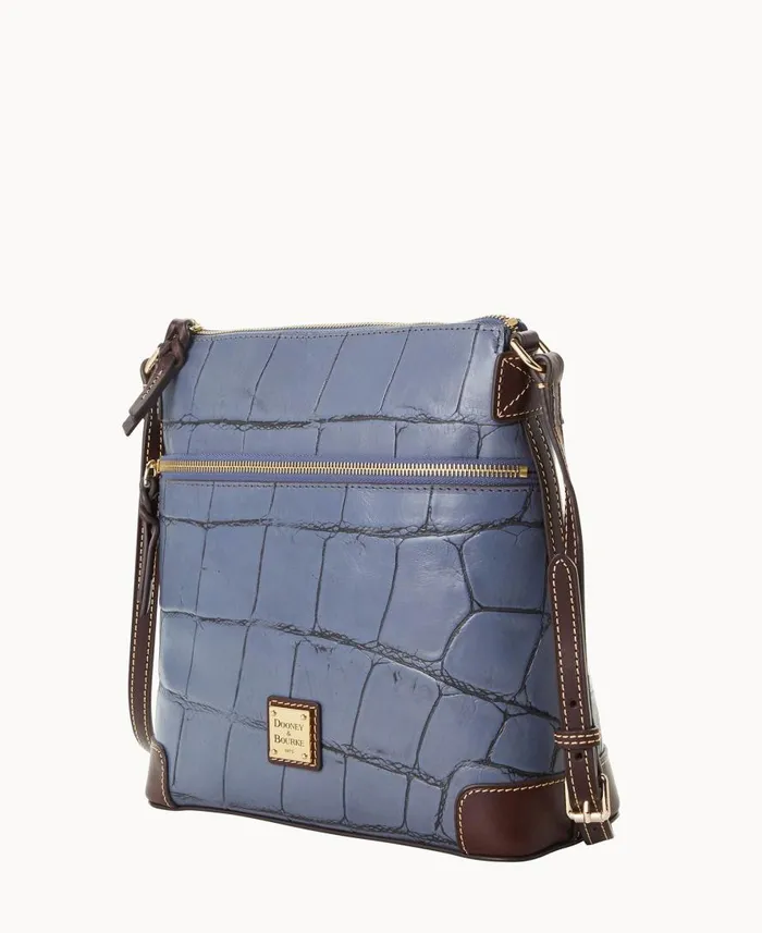 Woman Denison Crossbody Steel Blue Dooney and Bourke Crossbodies Woman Denison Crossbody Steel Blue Dooney and Bourke Crossbodies