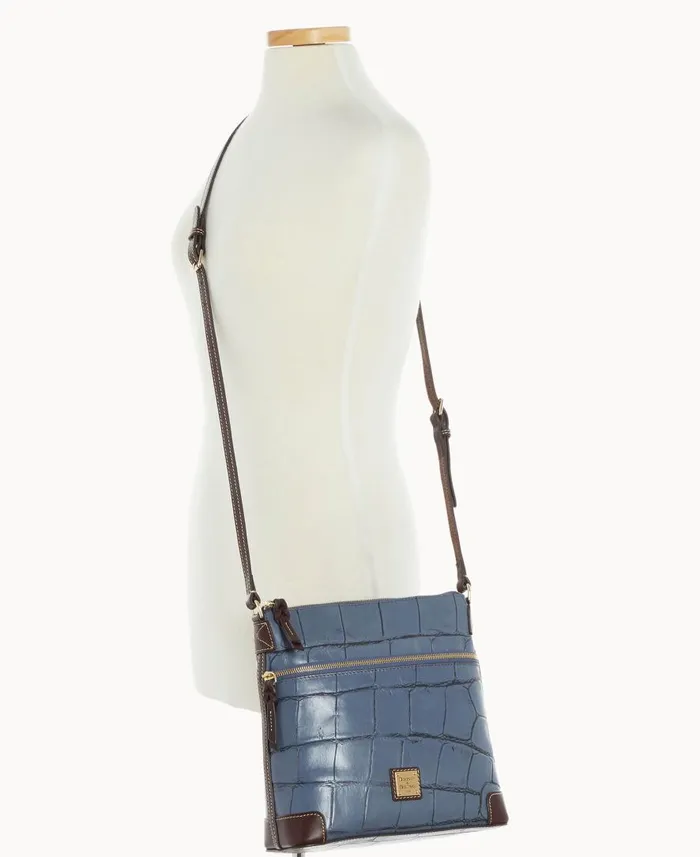 Woman Denison Crossbody Steel Blue Dooney and Bourke Crossbodies Woman Denison Crossbody Steel Blue Dooney and Bourke Crossbodies