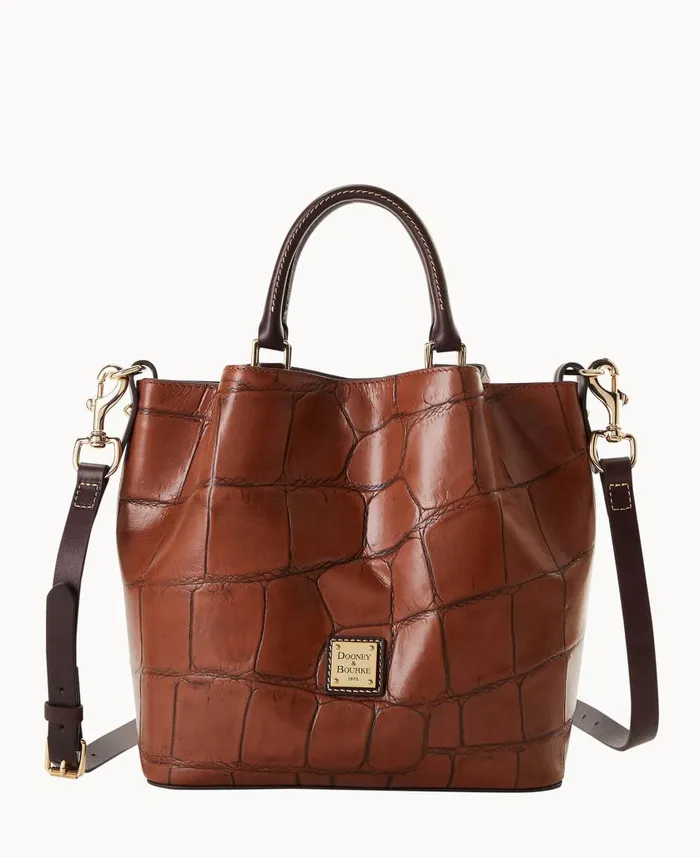 Woman Denison Small Barlow Cognac Dooney and Bourke Satchels