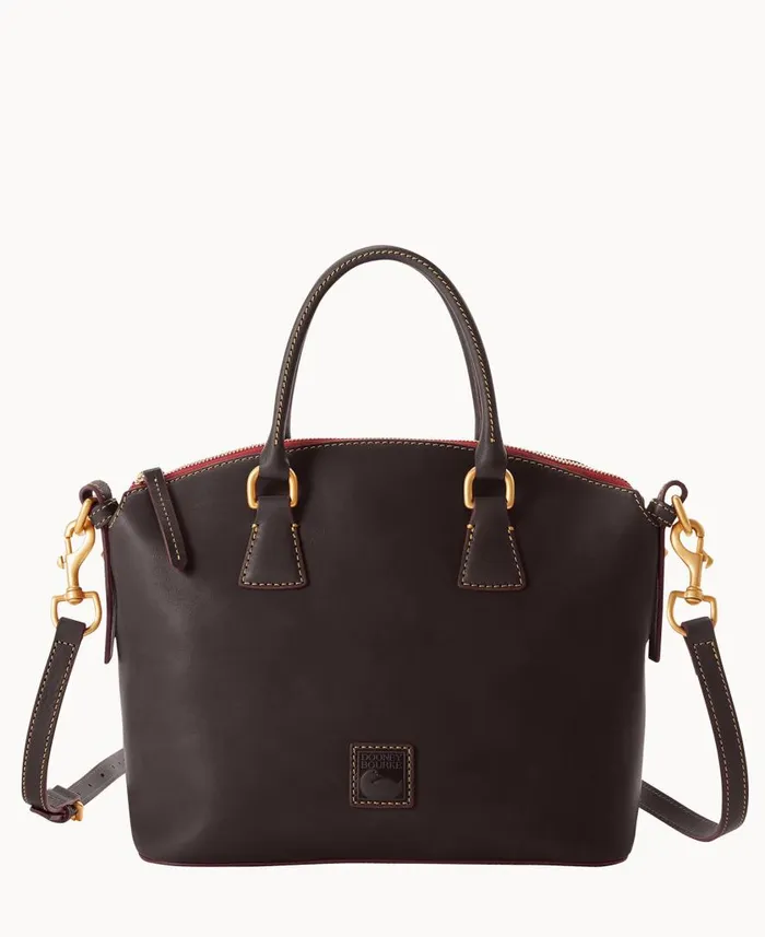 Woman Florentine Domed Satchel Brown Tmoro Dooney and Bourke Satchels