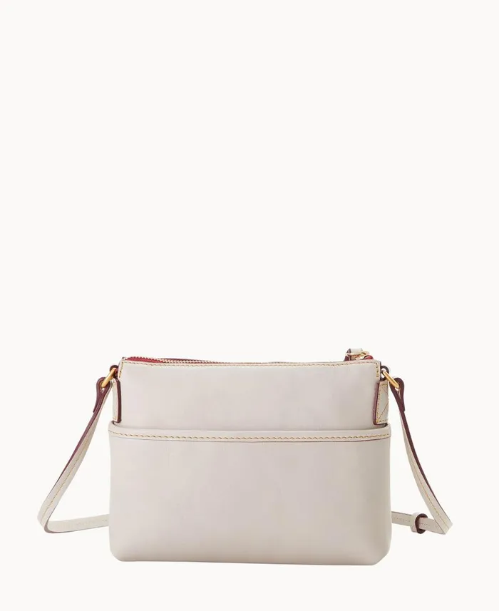 Woman Florentine Katie Crossbody Ecru Dooney and Bourke Crossbodies Woman Florentine Katie Crossbody Ecru Dooney and Bourke Crossbodies
