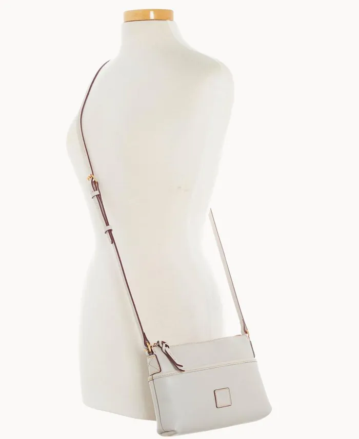 Woman Florentine Katie Crossbody Ecru Dooney and Bourke Crossbodies Woman Florentine Katie Crossbody Ecru Dooney and Bourke Crossbodies