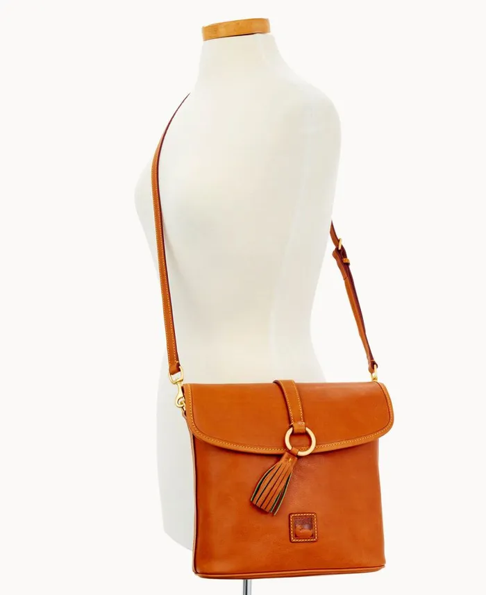 Woman Florentine Large Dottie Crossbody Natural Dooney and Bourke Crossbodies Woman Florentine Large Dottie Crossbody Natural Dooney and Bourke Crossbodies
