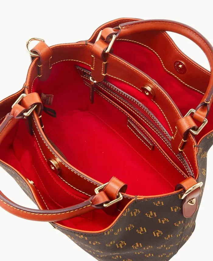 Woman Gretta Small Brenna Brown Tmoro Dooney and Bourke Satchels Woman Gretta Small Brenna Brown Tmoro Dooney and Bourke Satchels