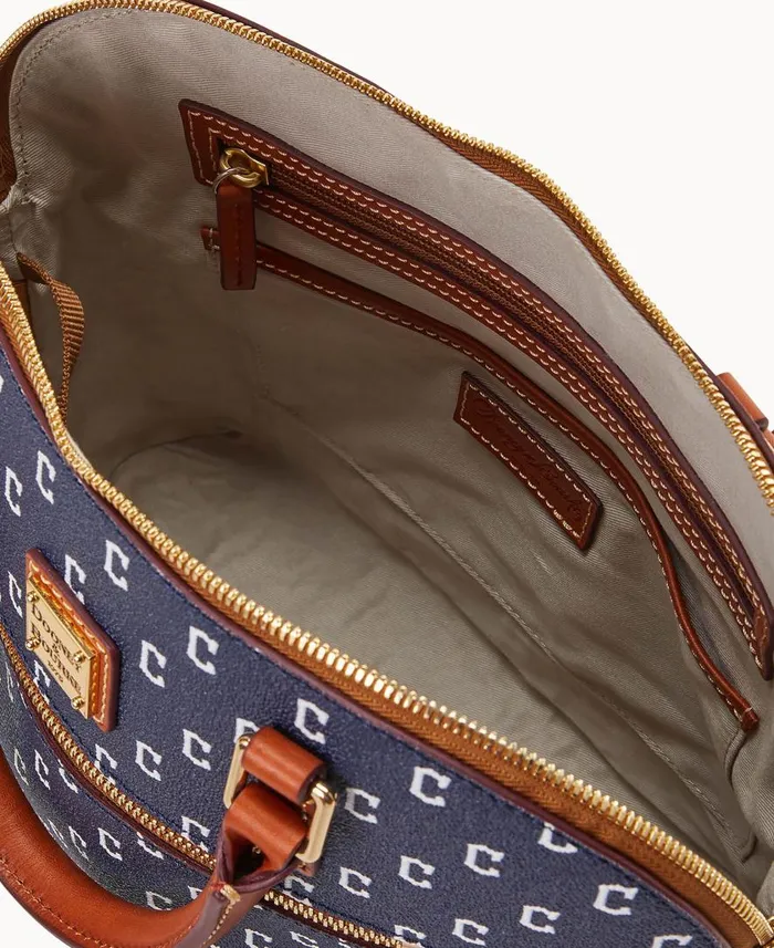 Woman MLB Guardians Domed Zip Satchel Guardians Dooney and Bourke Satchels Woman MLB Guardians Domed Zip Satchel Guardians Dooney and Bourke Satchels