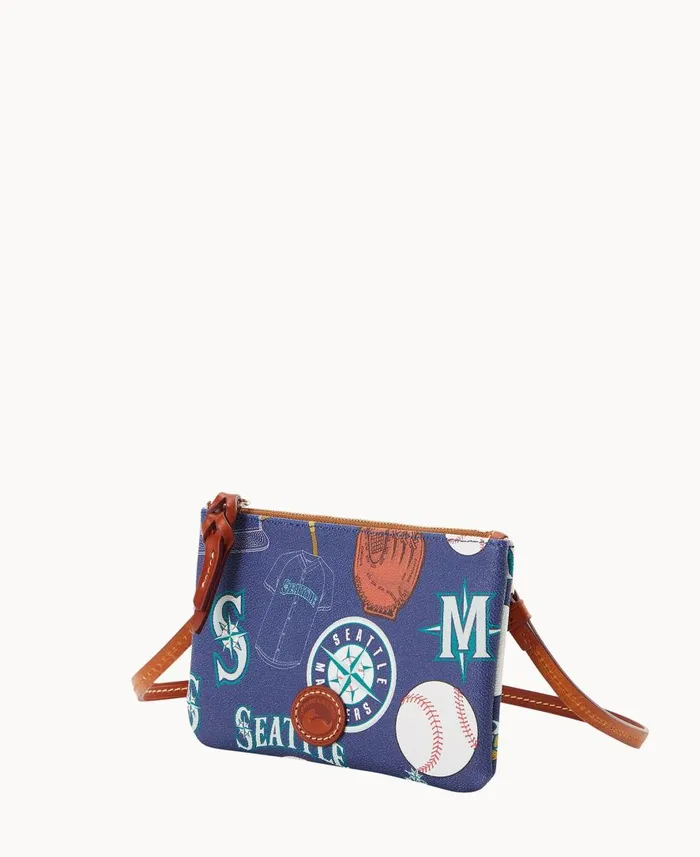 Woman MLB Mariners Top Zip Crossbody Mariners Dooney and Bourke Crossbodies Woman MLB Mariners Top Zip Crossbody Mariners Dooney and Bourke Crossbodies