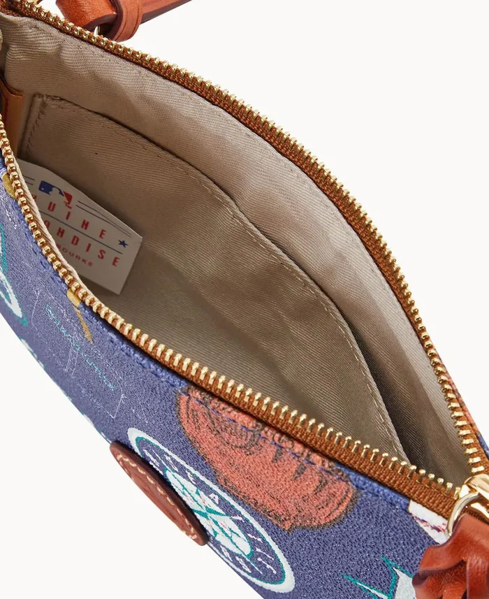 Woman MLB Mariners Top Zip Crossbody Mariners Dooney and Bourke Crossbodies Woman MLB Mariners Top Zip Crossbody Mariners Dooney and Bourke Crossbodies
