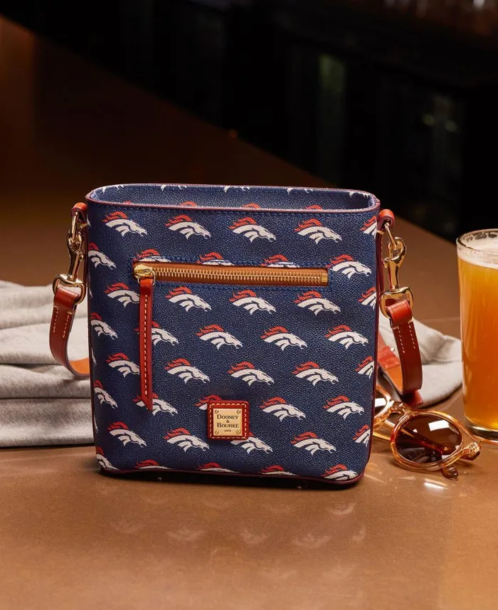 Woman NFL Broncos Small Zip Crossbody Broncos Dooney and Bourke Crossbodies Woman NFL Broncos Small Zip Crossbody Broncos Dooney and Bourke Crossbodies