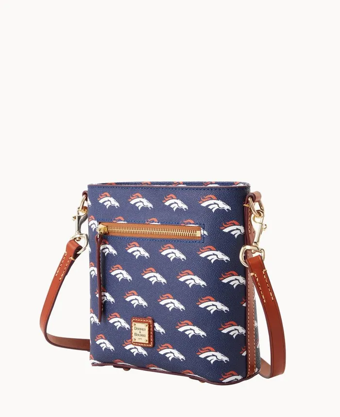 Woman NFL Broncos Small Zip Crossbody Broncos Dooney and Bourke Crossbodies Woman NFL Broncos Small Zip Crossbody Broncos Dooney and Bourke Crossbodies