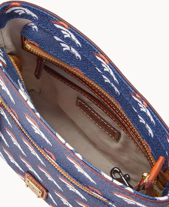 Woman NFL Broncos Small Zip Crossbody Broncos Dooney and Bourke Crossbodies Woman NFL Broncos Small Zip Crossbody Broncos Dooney and Bourke Crossbodies