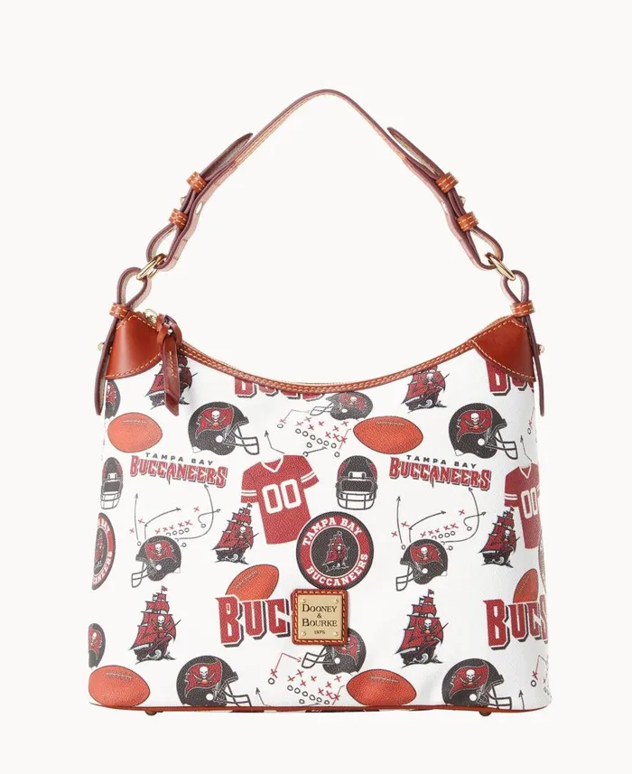 Woman NFL Buccaneers Hobo Buccaneers Dooney and Bourke Shoulder Bags