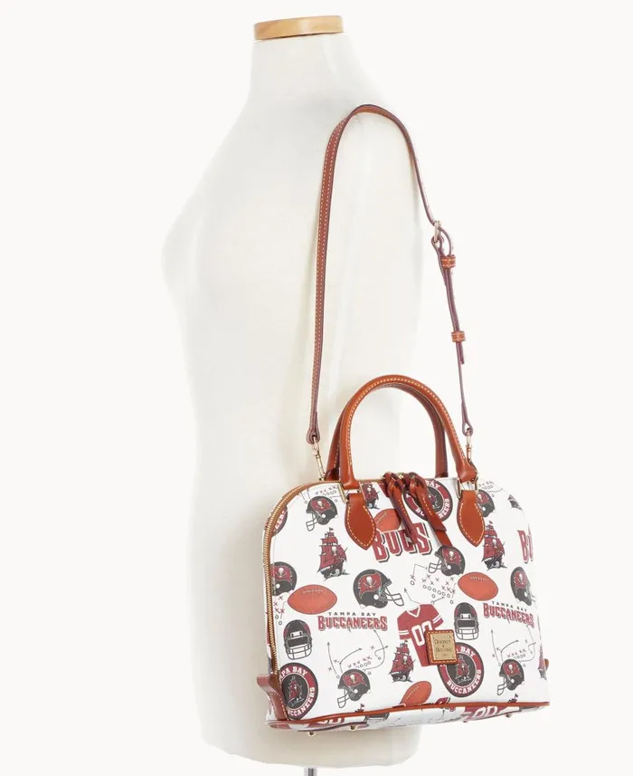 Woman NFL Buccaneers Zip Zip Satchel Buccaneers Dooney and Bourke Satchels Woman NFL Buccaneers Zip Zip Satchel Buccaneers Dooney and Bourke Satchels
