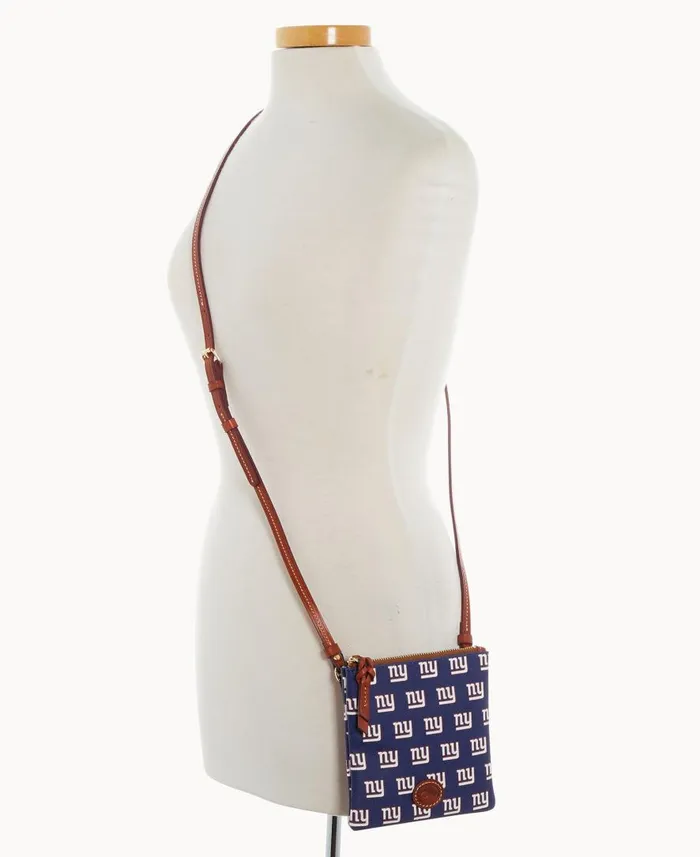 Woman NFL NY Giants Small North South Top Zip Crossbody Giants Dooney and Bourke Crossbodies Woman NFL NY Giants Small North South Top Zip Crossbody Giants Dooney and Bourke Crossbodies