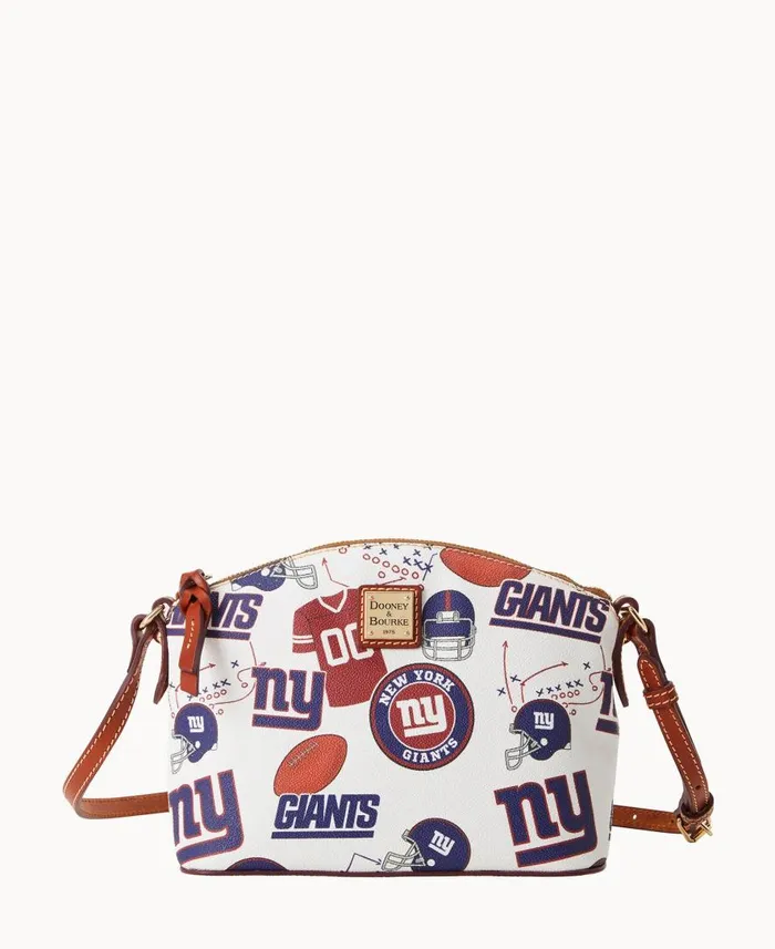 Woman NFL NY Giants Suki Crossbody Giants Dooney and Bourke Crossbodies