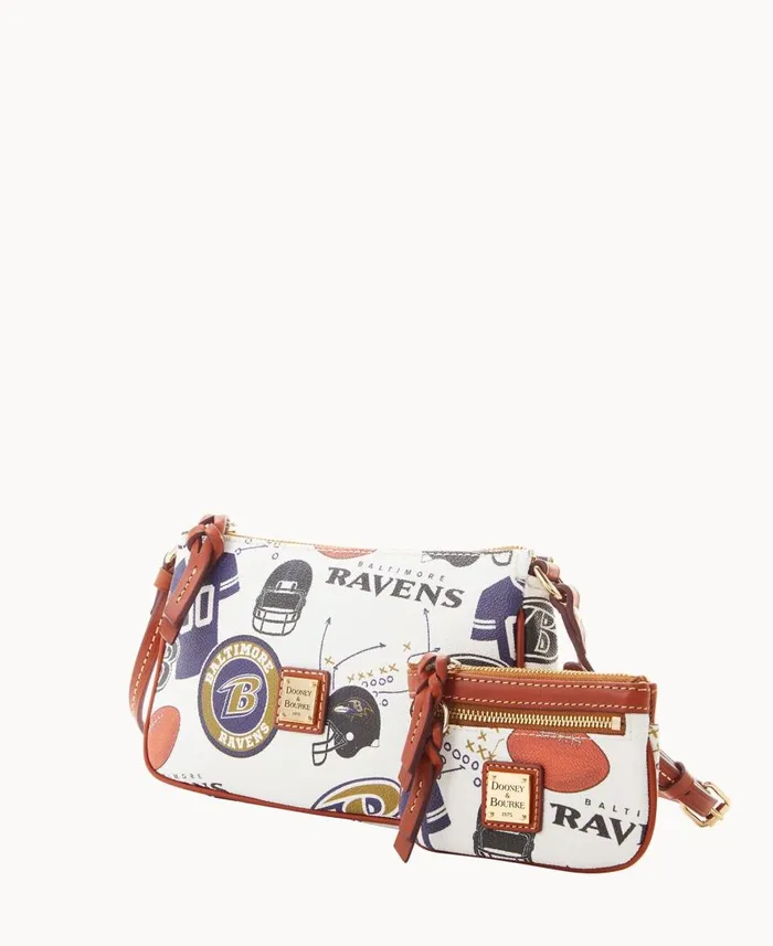 Woman NFL Ravens Lexi Crossbody Sm Coin Case Ravens Dooney and Bourke Crossbodies Woman NFL Ravens Lexi Crossbody Sm Coin Case Ravens Dooney and Bourke Crossbodies