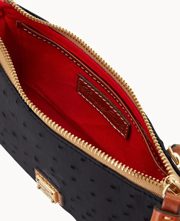 Woman Ostrich Slim Crossbody Black Dooney and Bourke Crossbodies Woman Ostrich Slim Crossbody Black Dooney and Bourke Crossbodies