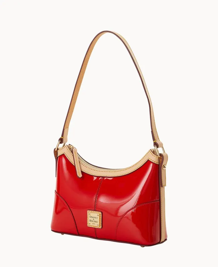 Woman Patent Baguette Red Dooney and Bourke Shoulder Bags Woman Patent Baguette Red Dooney and Bourke Shoulder Bags