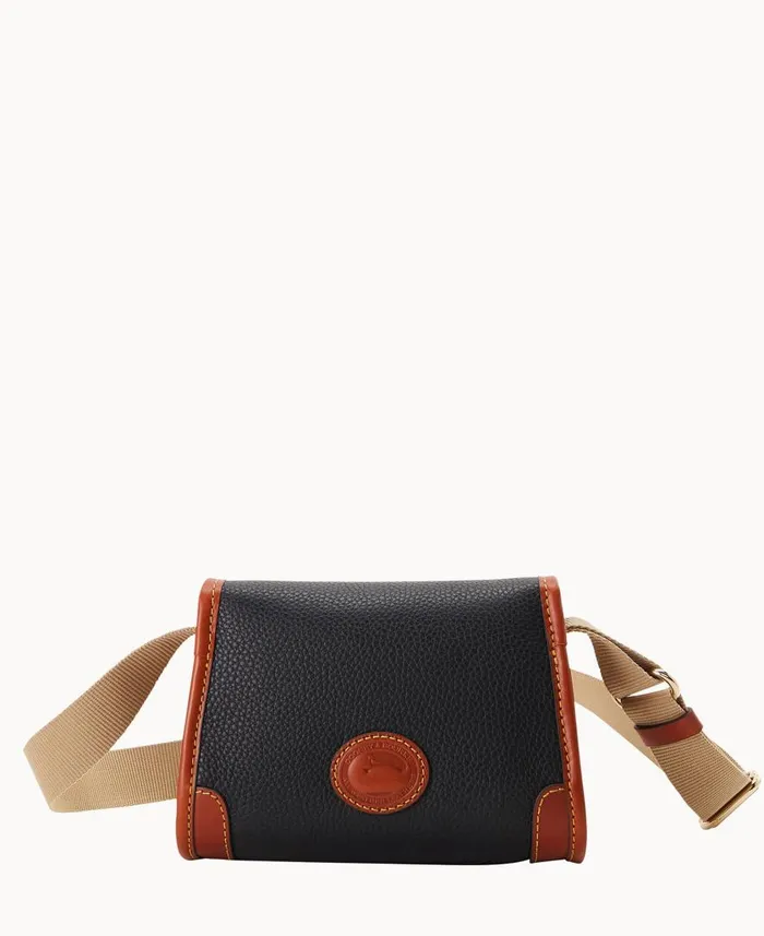 Woman Pebble Grain 18 Crossbody Black Dooney and Bourke Crossbodies Woman Pebble Grain 18 Crossbody Black Dooney and Bourke Crossbodies