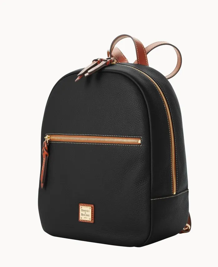 Woman Pebble Grain Ronnie Backpack Black Dooney and Bourke Backpacks Woman Pebble Grain Ronnie Backpack Black Dooney and Bourke Backpacks