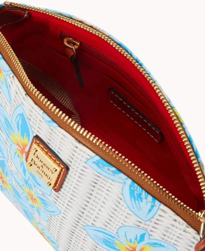 Woman Plumeria Suki Crossbody Sky Blue White Dooney and Bourke Crossbodies Woman Plumeria Suki Crossbody Sky Blue White Dooney and Bourke Crossbodies