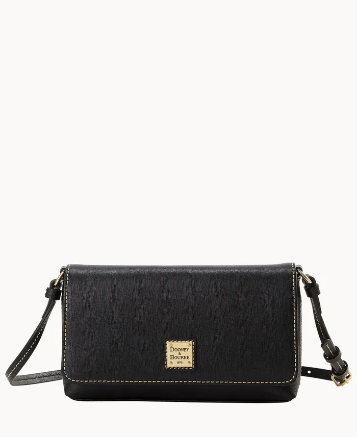 Woman Saffiano Betsy Crossbody Black Dooney and Bourke Crossbodies