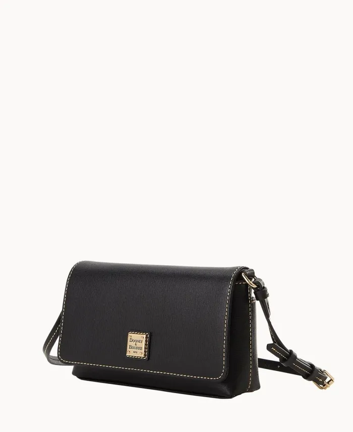 Woman Saffiano Betsy Crossbody Black Dooney and Bourke Crossbodies