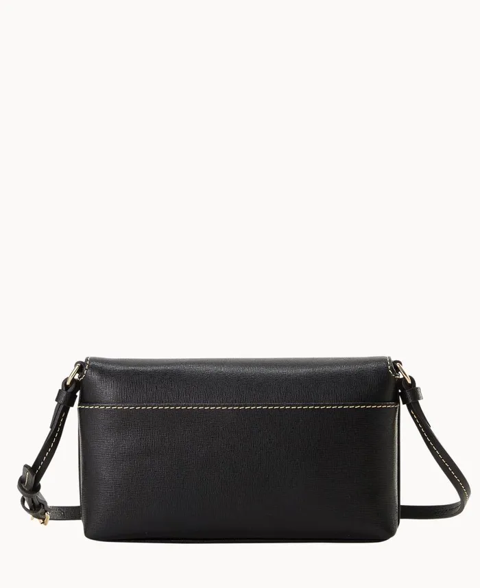 Woman Saffiano Betsy Crossbody Black Dooney and Bourke Crossbodies