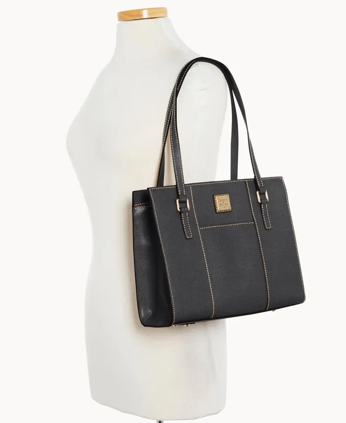 Woman Saffiano Charlotte Black Black Dooney and Bourke Shoulder Bags Woman Saffiano Charlotte Black Black Dooney and Bourke Shoulder Bags