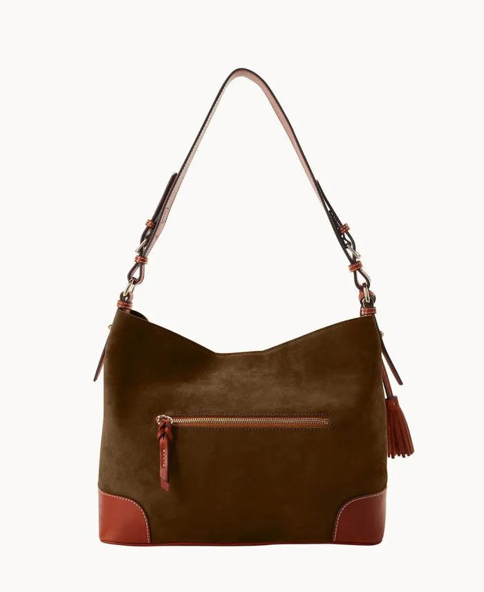 Woman Suede Large Sac Olive Dooney and Bourke Shoulder Bags Woman Suede Large Sac Olive Dooney and Bourke Shoulder Bags