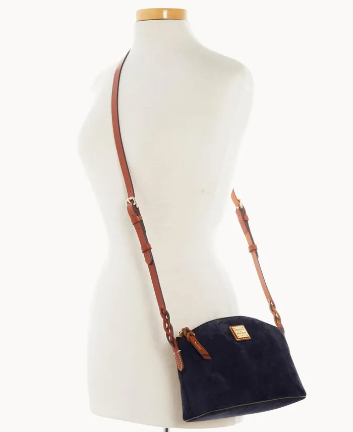 Woman Suede Penny Crossbody Navy Dooney and Bourke Crossbodies Woman Suede Penny Crossbody Navy Dooney and Bourke Crossbodies