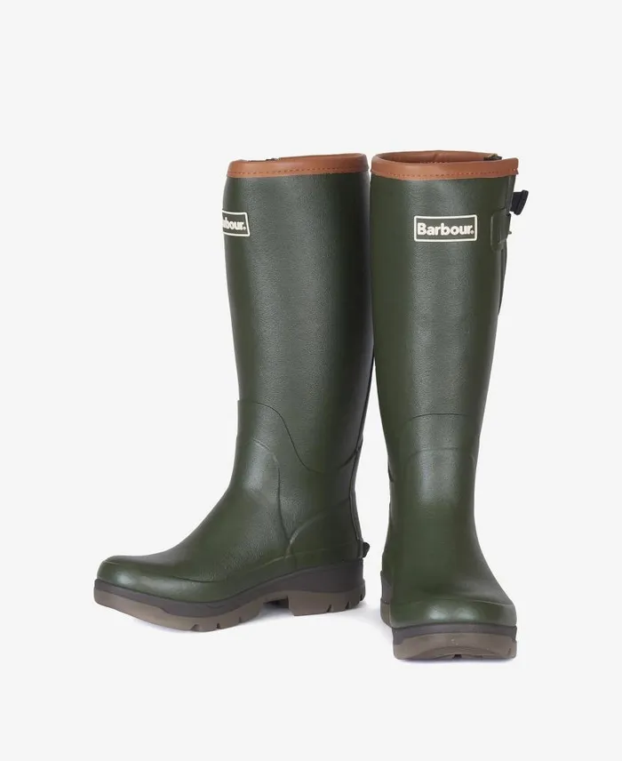 Women039s Tempest Wellington Boots Olive Women Barbour Wellingtons