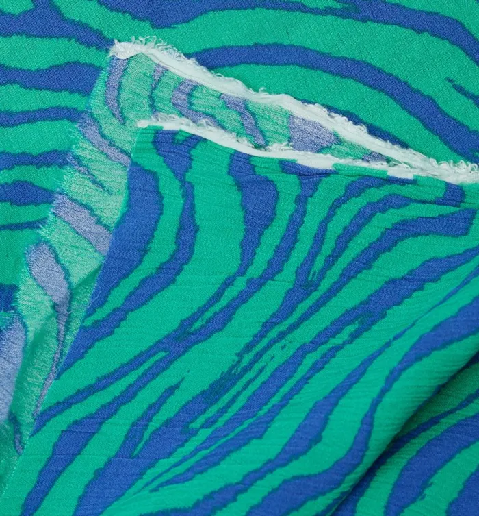 Women 2m Crinkle Viscose Fabric Cut 8211 Blue Print Promod Fabric Cuts And Patterns Women 2m Crinkle Viscose Fabric Cut 8211 Blue Print Promod Fabric Cuts And Patterns