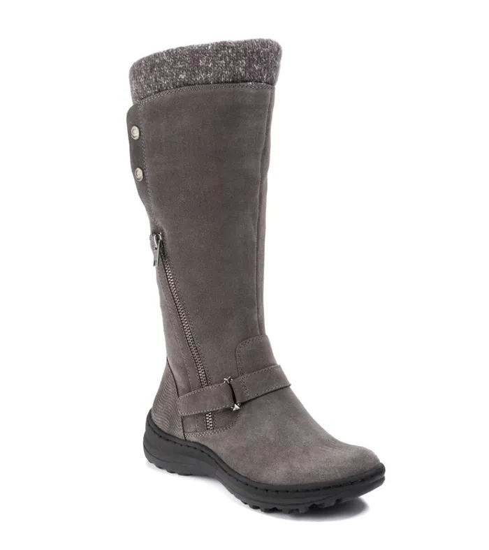 Women Adele Cold Weather Tall Boot Gunmetal Baretraps Cold Weather Boots