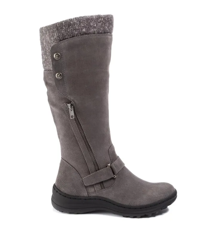 Women Adele Cold Weather Tall Boot Gunmetal Baretraps Cold Weather Boots