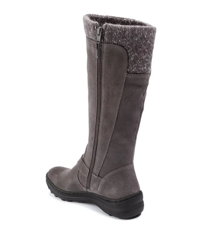 Women Adele Cold Weather Tall Boot Gunmetal Baretraps Cold Weather Boots