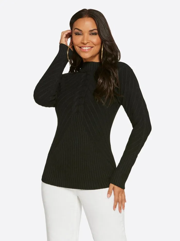 Women Adena Sweater In Black Jessica Simpson Tops and Tees